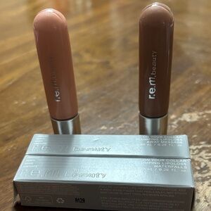 R.E.M. Plumping Lip Gloss in shades Waterfalls & Away Message